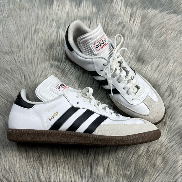 adidas Other - Adidas classic samba indoor soccer shoes white size 10.5